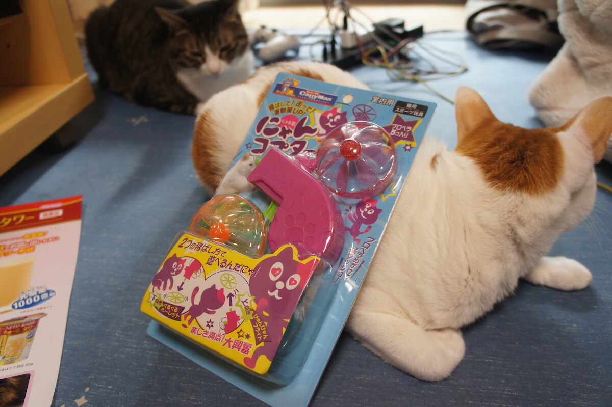 半額 にゃんコプター猫用玩具 =^^= ネコおもちゃニャンコプター